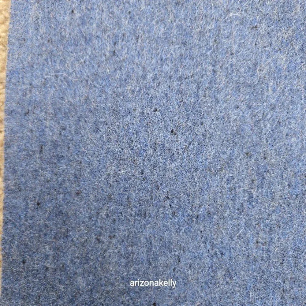 NWOT Banana Republic Wool Scarf Blue With Black Speckles